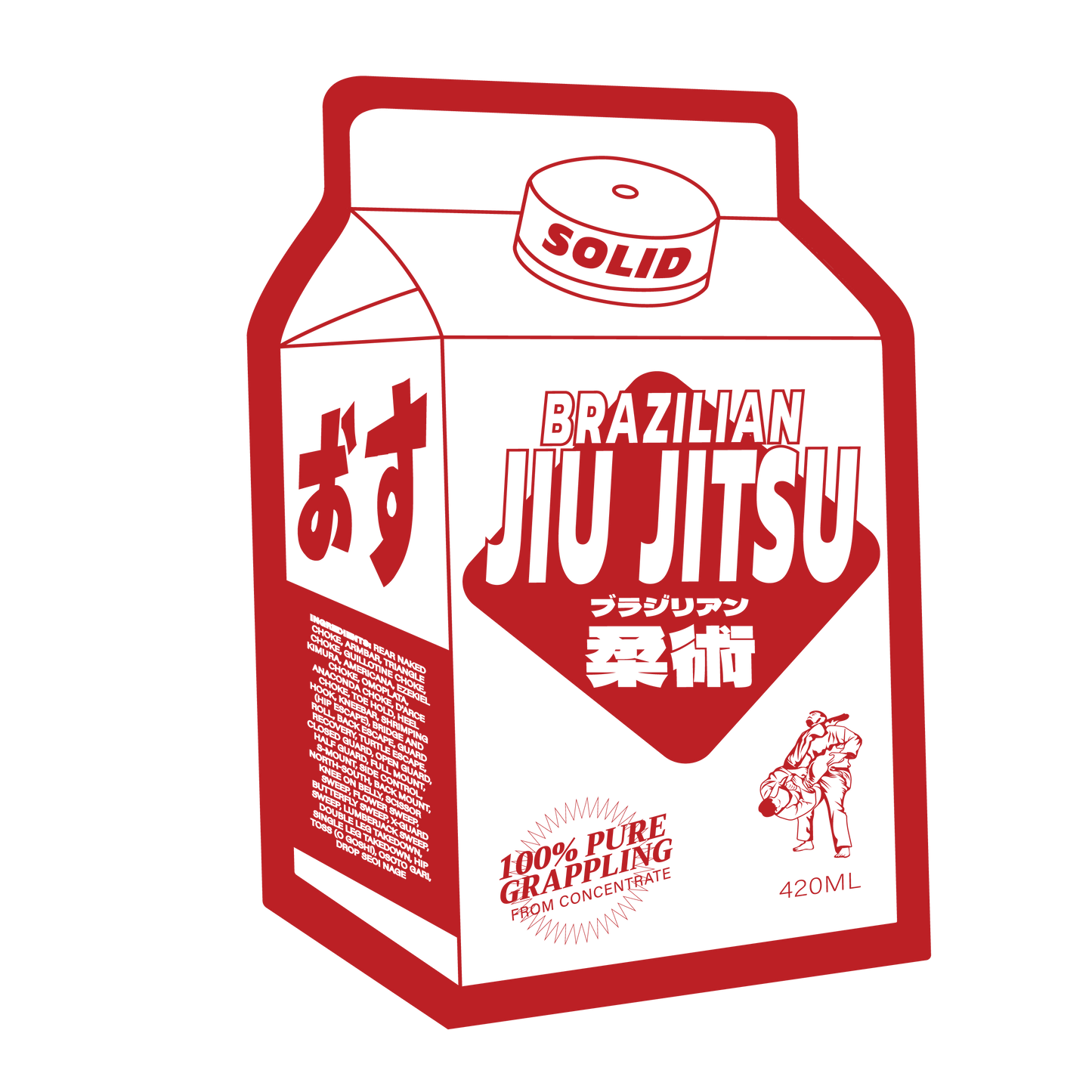 Jiu Jitsu Milk Carton Youth T-Shirt