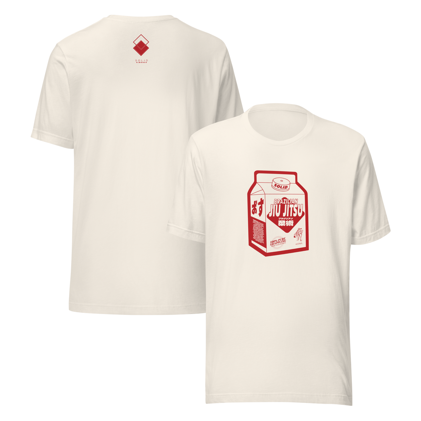 Jiu Jitsu Milk Carton Adult T-Shirt