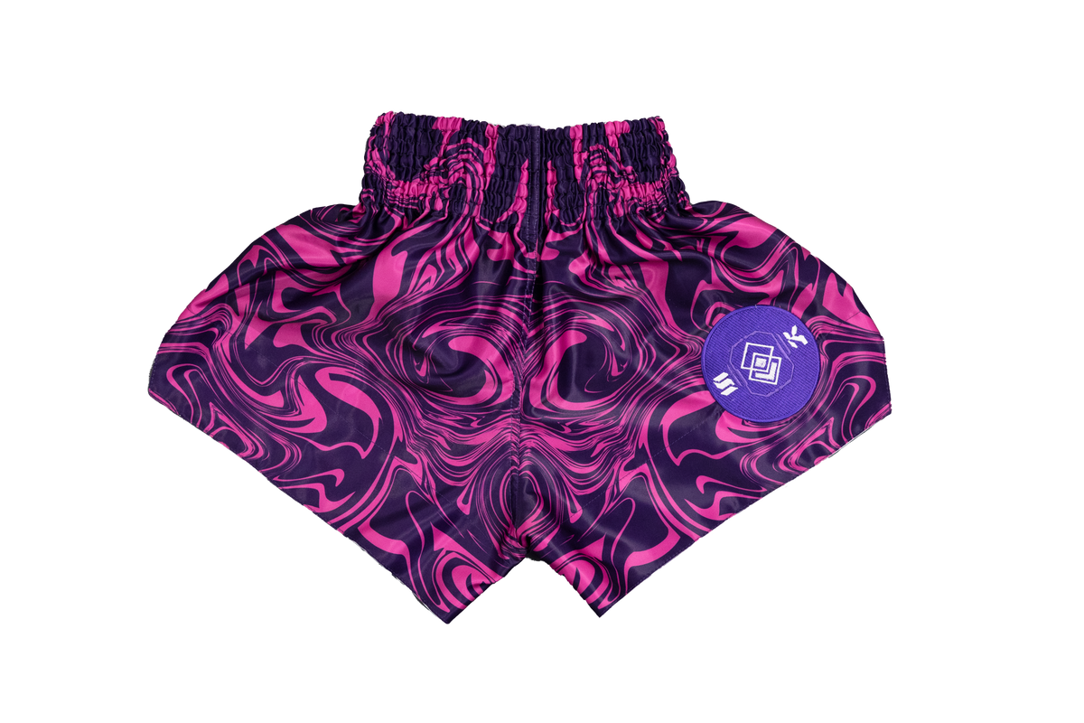 Youth Flux Muay Thai Shorts: Ultraviolet