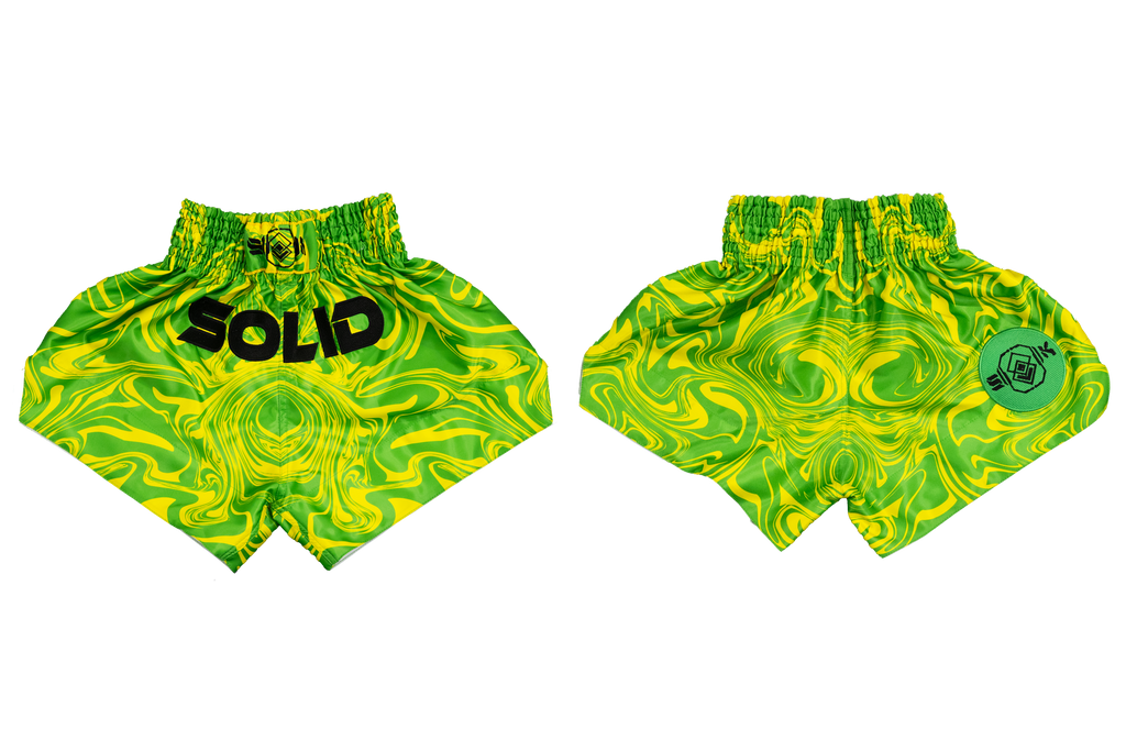 Youth Flux Muay Thai Shorts: Voltage