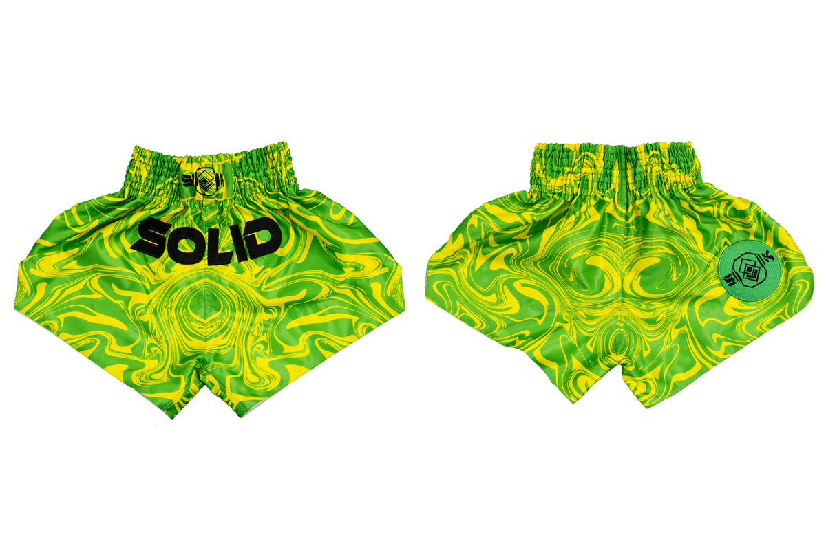 Youth Flux Muay Thai Shorts: Voltage