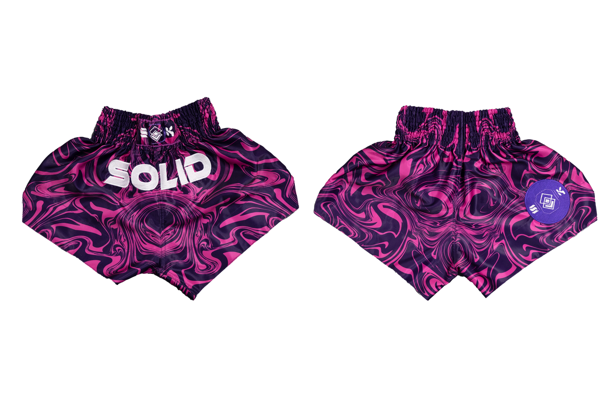 Youth Flux Muay Thai Shorts: Ultraviolet